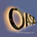 3D LED металл сувгийн захидал